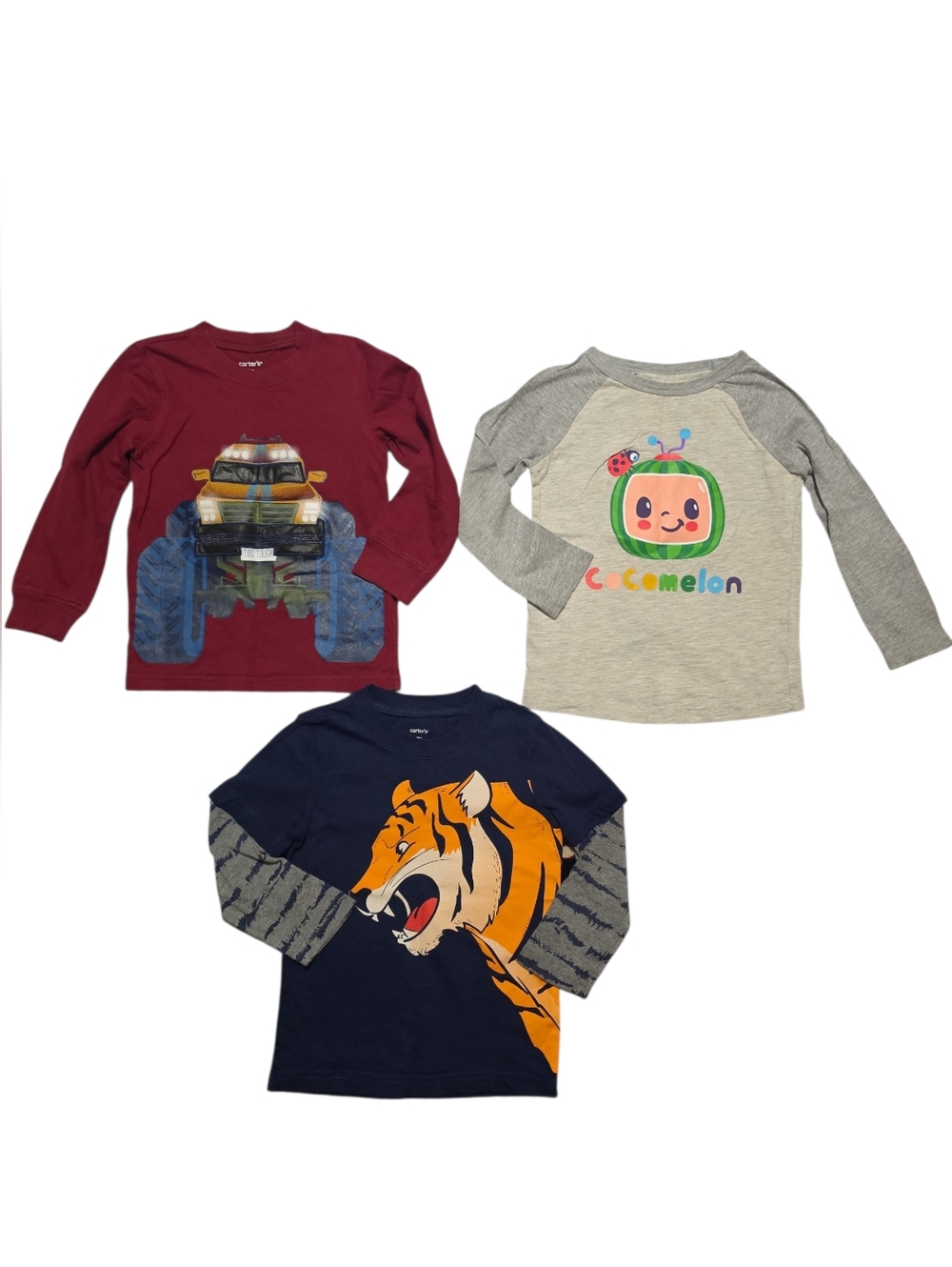 Bundle Lot Toddler Boys long Sleeve Shirts Size 2T - Picture 4 of 10